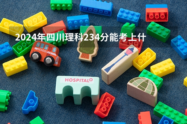 2024年四川理科234分能考上什么大学？