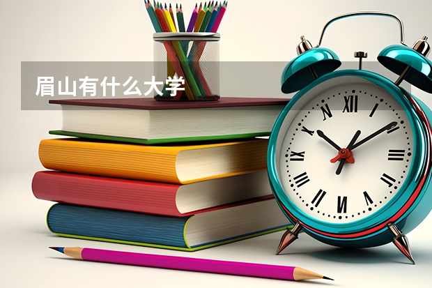 眉山有什么大学