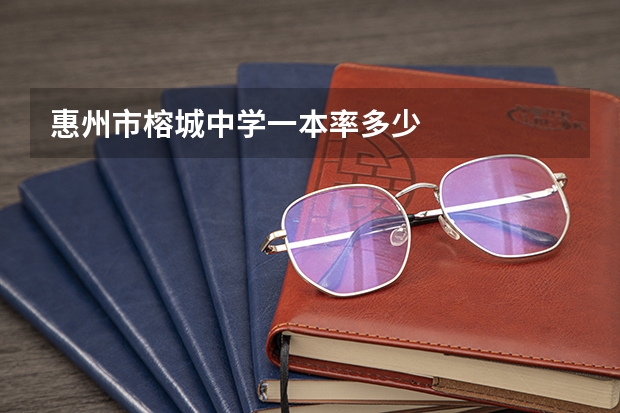 惠州市榕城中学一本率多少