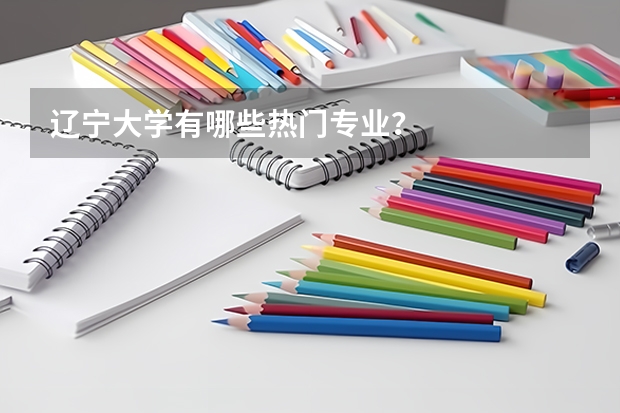 辽宁大学有哪些热门专业？