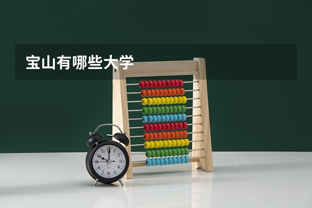 宝山有哪些大学