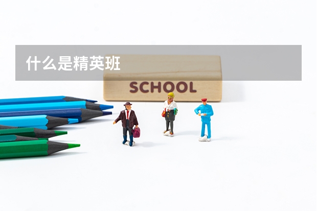 什么是精英班