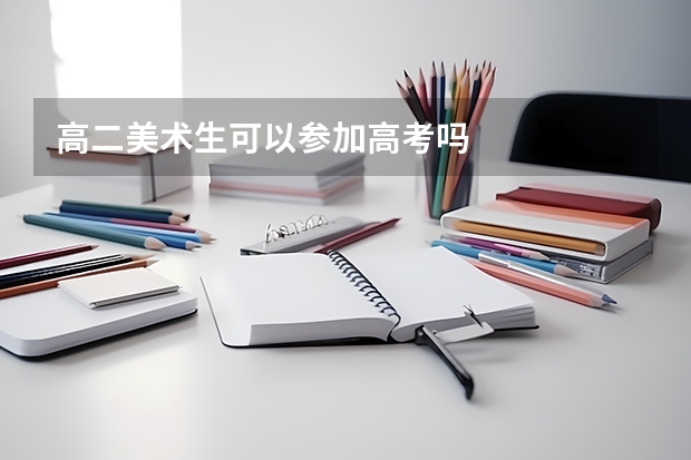 高二美术生可以参加高考吗