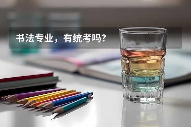 书法专业，有统考吗？