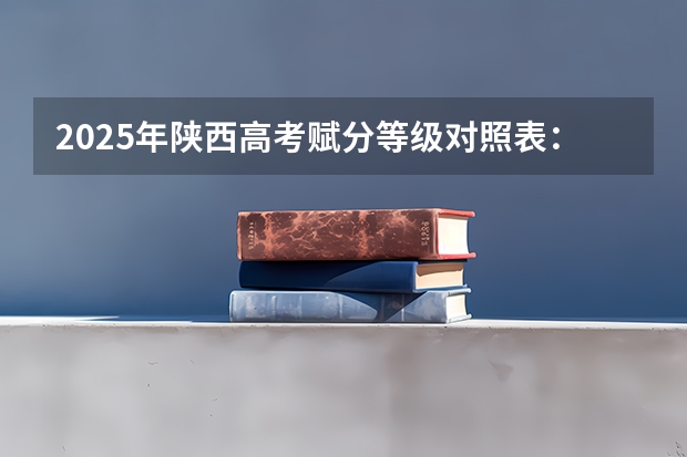 2025年陕西高考赋分等级对照表：含计算公式、规则详解 陕西2025年随迁子女高考政策?