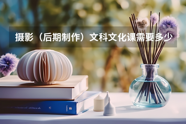 摄影（后期制作）文科文化课需要多少分？