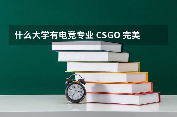 什么大学有电竞专业 CSGO 完美世界电竞CSGO老K款毛绒地毯-169元起
