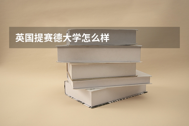 英国提赛德大学怎么样