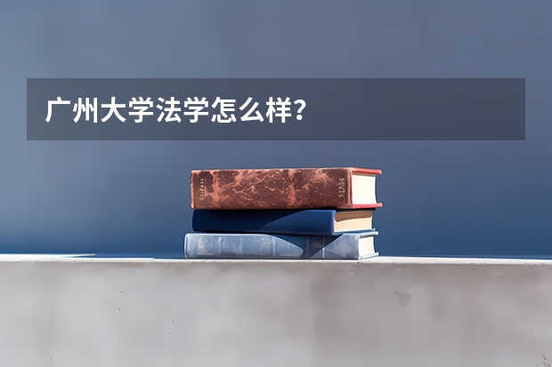 广州大学法学怎么样？