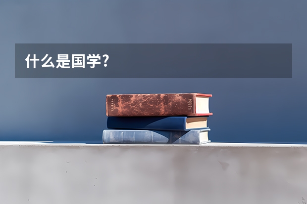 什么是国学?