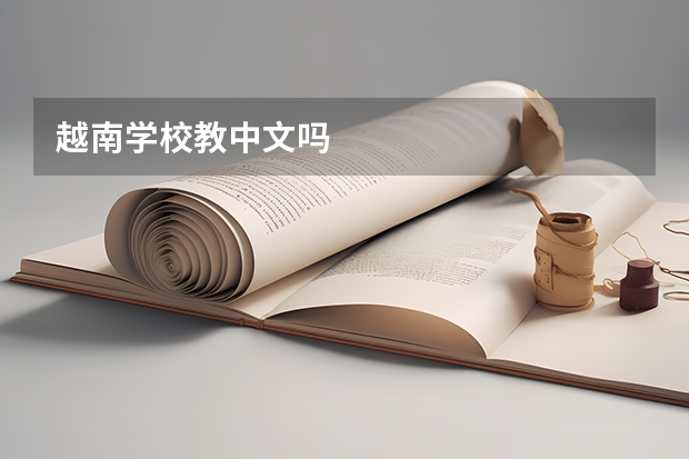 越南学校教中文吗