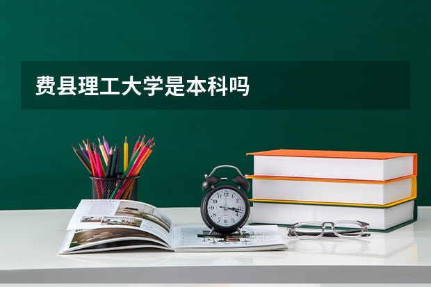 费县理工大学是本科吗