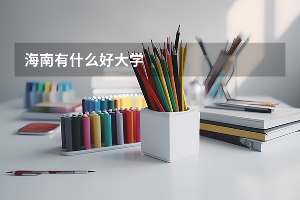海南有什么好大学